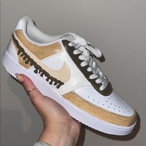 women's Nike shoes size 9.5. Custom painted